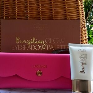 Ciate Brazilian Glow Eyeshadow Pallete,Dewy SKIN C Glass Primer, LARUCE Brushes